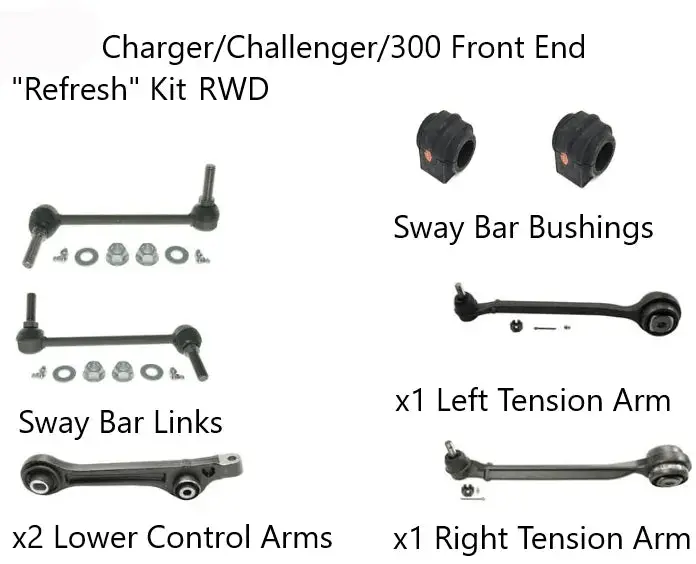 11-23 Dodge Charger/Challenger/300 Rwd Front End Refresh Kit By 797 Performance 1