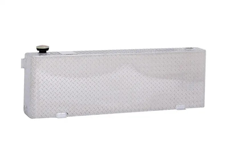 Deezee Universal Tanks - Long Rectangle Brite-Tread Aluminum 1