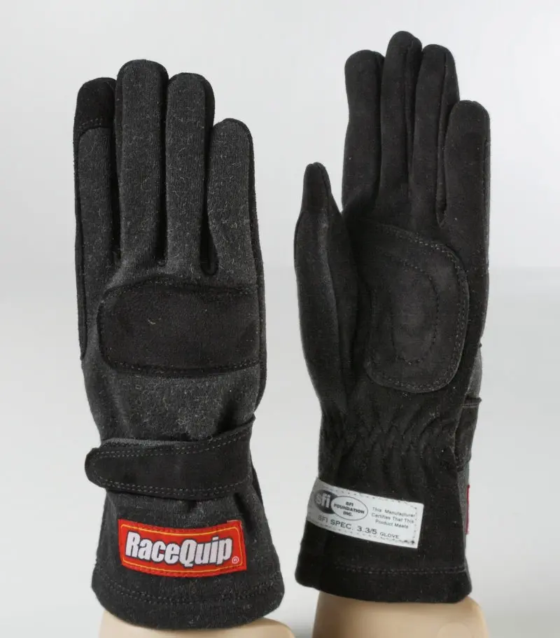 Racequip Black 2-Layer Sfi-5 Glove - Xsmall 1