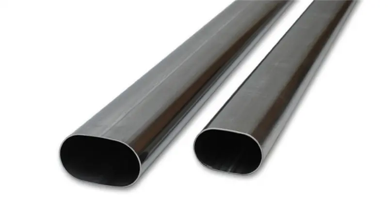 Vibrant 4In Oval (Nominal Size) T304 Ss Straight Tubing (16 Ga) - 5 Foot Length 2