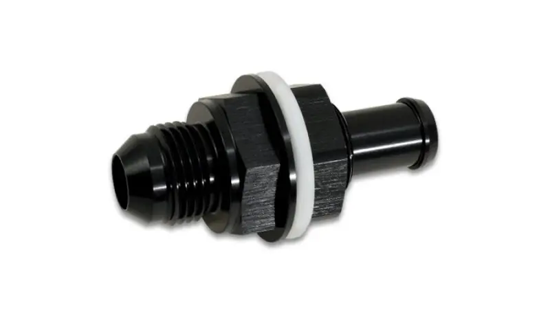 Vibrant Bulkhead Fuel Cell Adapter -8An Male Flare X 1/2In Barb 1