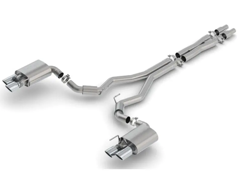 Borla 2018 Ford Mustang Gt 5.0L At/Mt 3In S-Type Catback Exhaust W/ Valves 1