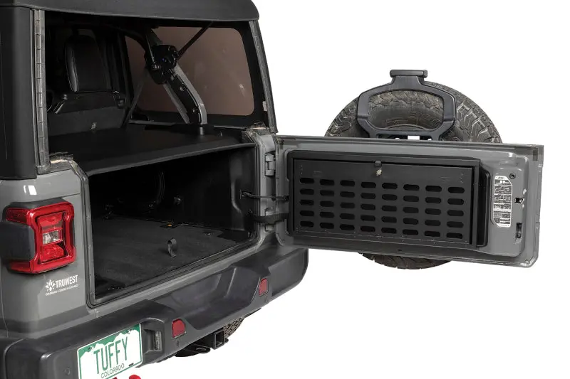 Tuffy Jeep Wrangler Molle Tailgate Lockbox W/ Combo Lock 2