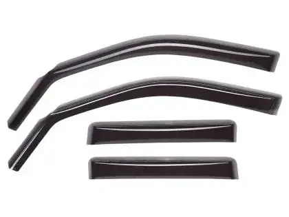 Weathertech 19-26 Ram 1500 / Trx / Rho Crew Cab Front And Rear Side Window Deflectors - Dark Smoke New Design 1