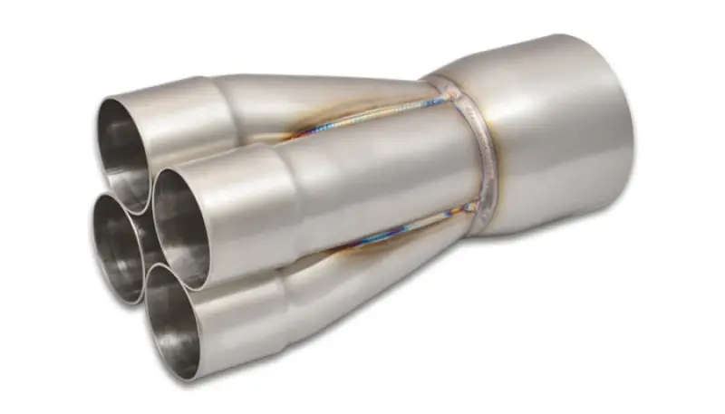 Vibrant 4-1 Ss Merge Collectors (2-1/4In Inlet Slipover Id 3-1/2In Merge Outlet Od) Single Unit 2