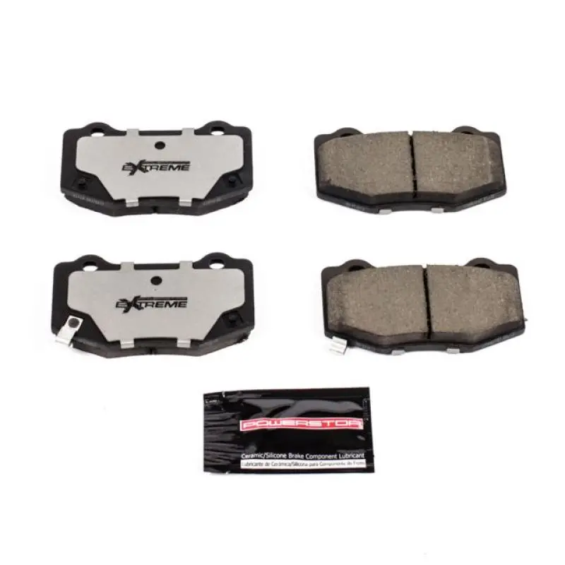 Power Stop 16-19 Cadillac Ats Rear Z26 Extreme Street Brake Pads W/Hardware 1