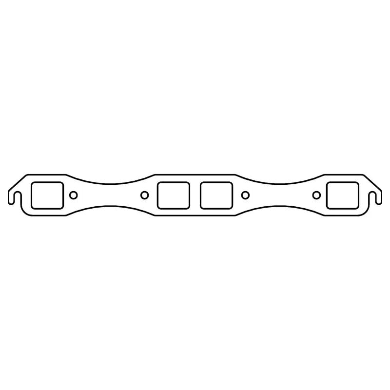 Cometic Chrysler Big Block B/Rb V8 .043In Copper Exhaust Manifold Gasket Set-1.780In X 1.480In Port 2