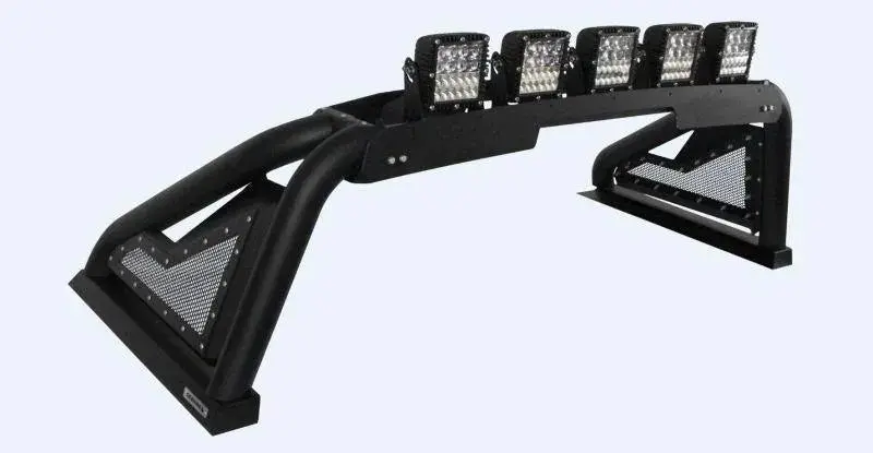 Go Rhino 2021-2026 Ram Trx & 2025-2026 Ram Rho Sport Bar 2.0 Complete Kit W/Sport Bar + Retractable Light Mount 1