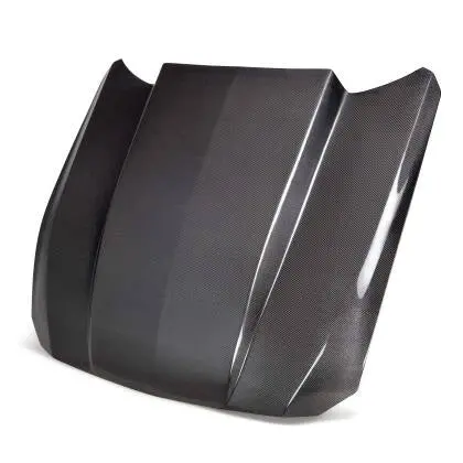 Anderson Composites 2024 Ford Mustang Type-Cj Double-Sided Carbon Fiber Cowl Hood 1