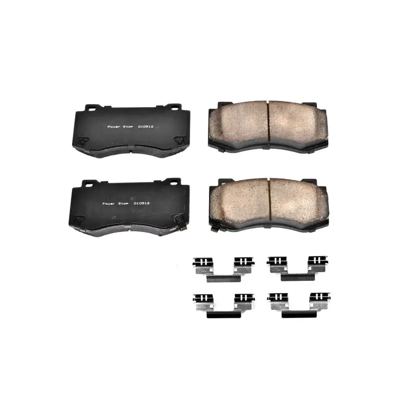 Power Stop 05-10 Chrysler 300 Front Z17 Evolution Ceramic Brake Pads W/Hardware 1