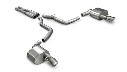Corsa 2005-2010 Dodge Charger No Towing Hitch Srt-8 6.1L V8 Polished Xtreme Cat-Back Exhaust 2