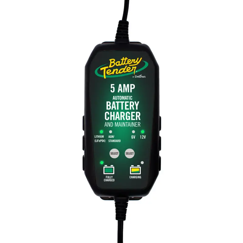 Battery Tender 12V 5A Lead Acid & Lithium Selectable Battery Charger 1