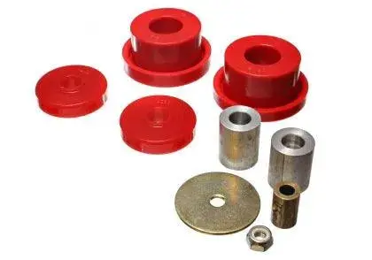 Energy Suspension 08-10 Chrysler Challenger/07-10 Charger Rwd Red Rear Diff Mount Bushing Set 1