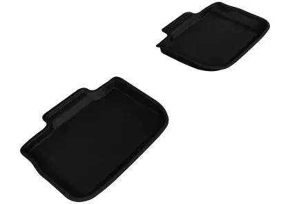3D Maxpider 2011-2023 Dodge/Chrysler Charger/300/300C Kagu 2Nd Row Floormats - Black 1