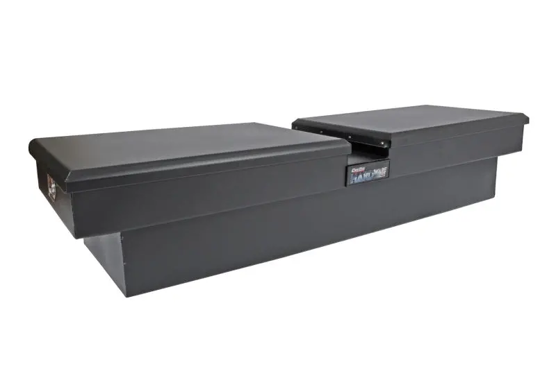 Deezee Universal Tool Box - Hardware Crossover - Double Lid Black 1