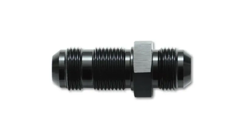 Vibrant -4An Flare Straight Bulkhead Adapter Fitting - Aluminum 2