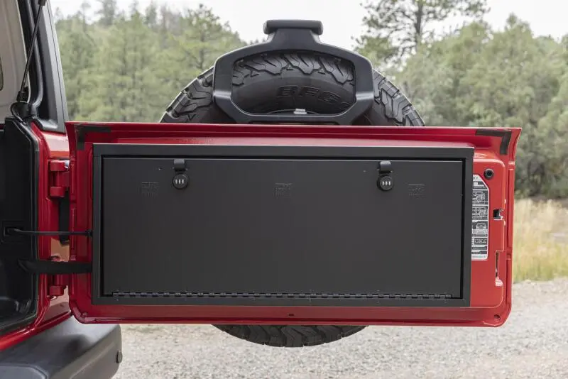 Tuffy Tailgate Lockbox W/ Combo Lock For Jeep Wrangler 1