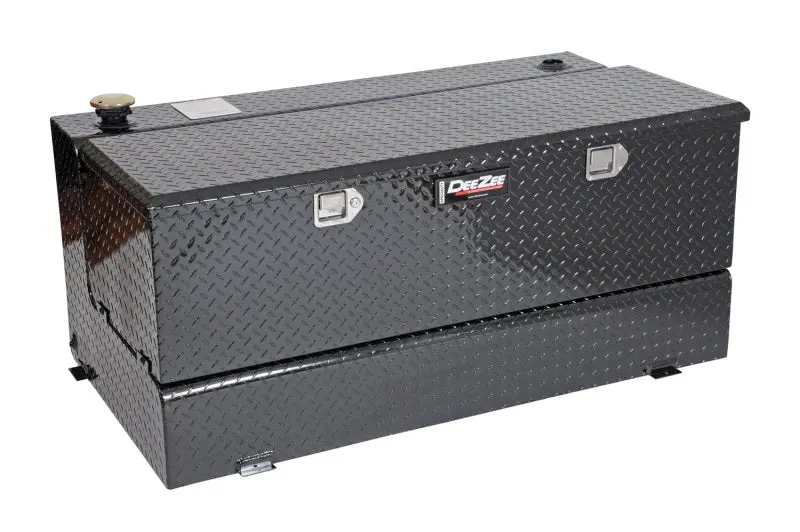 Deezee Universal Tanks - Combo Auxiliary Black Tread Aluminum (92 Gal) 1