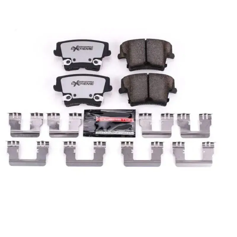 Powerstop 13-22 Dodge Charger/Challenger/300 Rear  Z26 Extreme Street Brake Pads W/Hardware 1