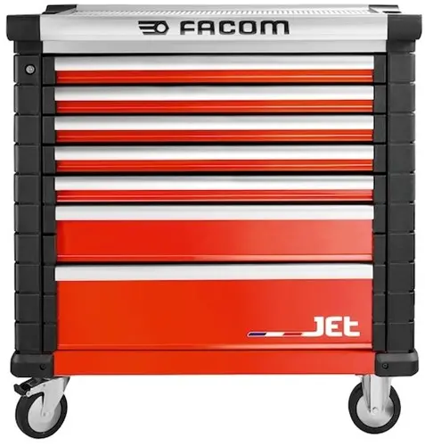 Facom Jet Gereedschapswagen 7 Laden M4 Rood - Jet.7M4a 2