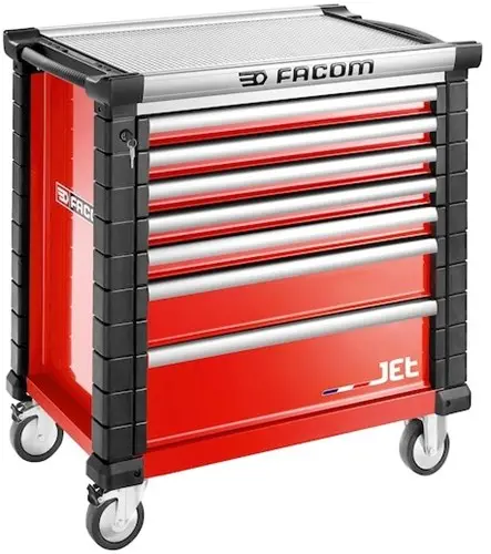 Facom Jet Gereedschapswagen 7 Laden M4 Rood - Jet.7M4a 1
