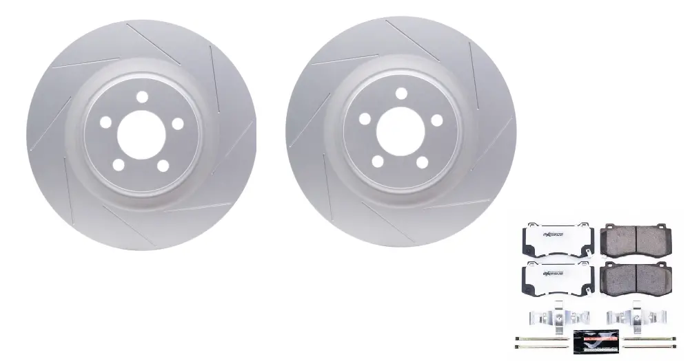 2006-2023 Dodge Charger / Challenger / 300 4 Piston Front Brake Kit 1