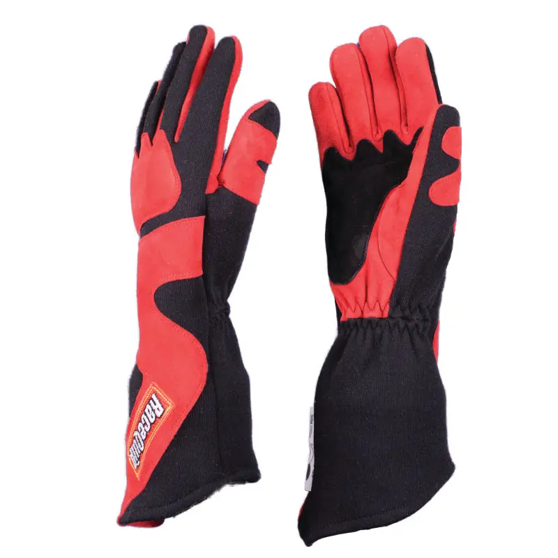 Racequip Sfi-5 Red/Black Small Long Angle Cut Glove 1