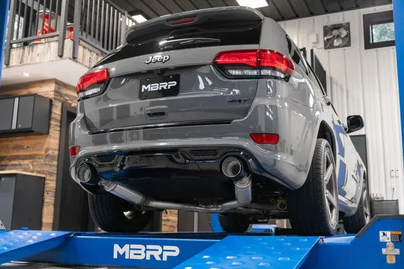 Mbrp 2012+ Jeep Grand Cherokee Srt 6.4L 3In Dual Rear Exit Catback Exhaust 1