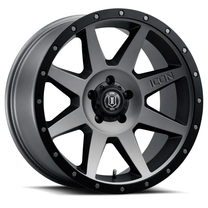 Icon Rebound 20X9 6X5.5 0Mm Offset 5In Bs Titanium Wheel 1