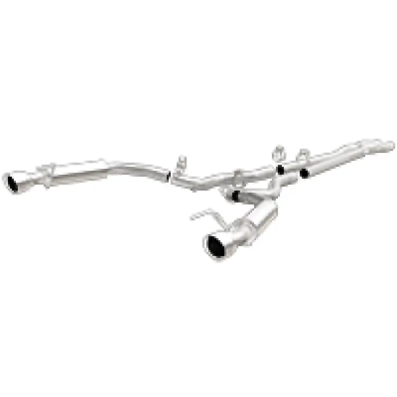 Magnaflow Cat Back, Ss, 2.5In, Competition, Dual Split Polished 4.5In Tips 2015 Ford Mustang V6 3.7L 2
