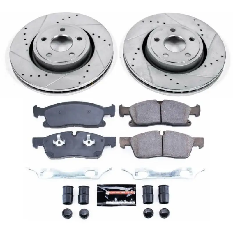 Power Stop 13-16 Dodge Durango Front Z23 Evolution Sport Brake Kit 1