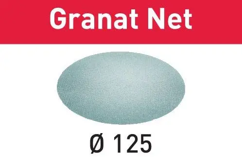 Festool Accessoires Netschuurmateriaal Stf D125 P240 Gr Net 50 Granat Net - 203300 1