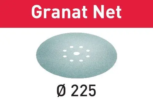 Festool Accessoires Netschuurmateriaal Stf D225 P120 Gr Net 25 Granat Net - 203314 1