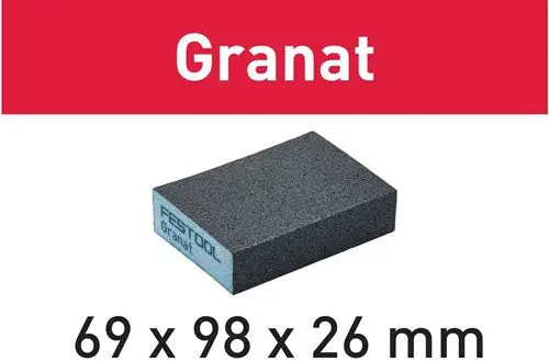Festool Accessoires Schuurblok Granat | 69X98x26 | 60 Gr 6 - 201081 1