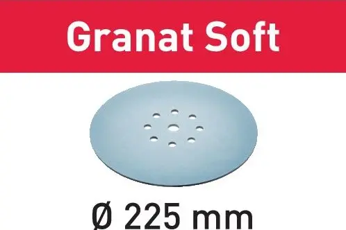 Festool Accessoires Schuurschijf Stf D225 P80 Gr S 25 Granat Soft - 204221 1