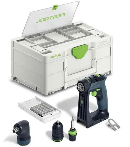 Festool Cxs 18-Basic-Set - Accu-Schroefboormachine | Zonder Accu's En Lader In Systainer - 577333 1