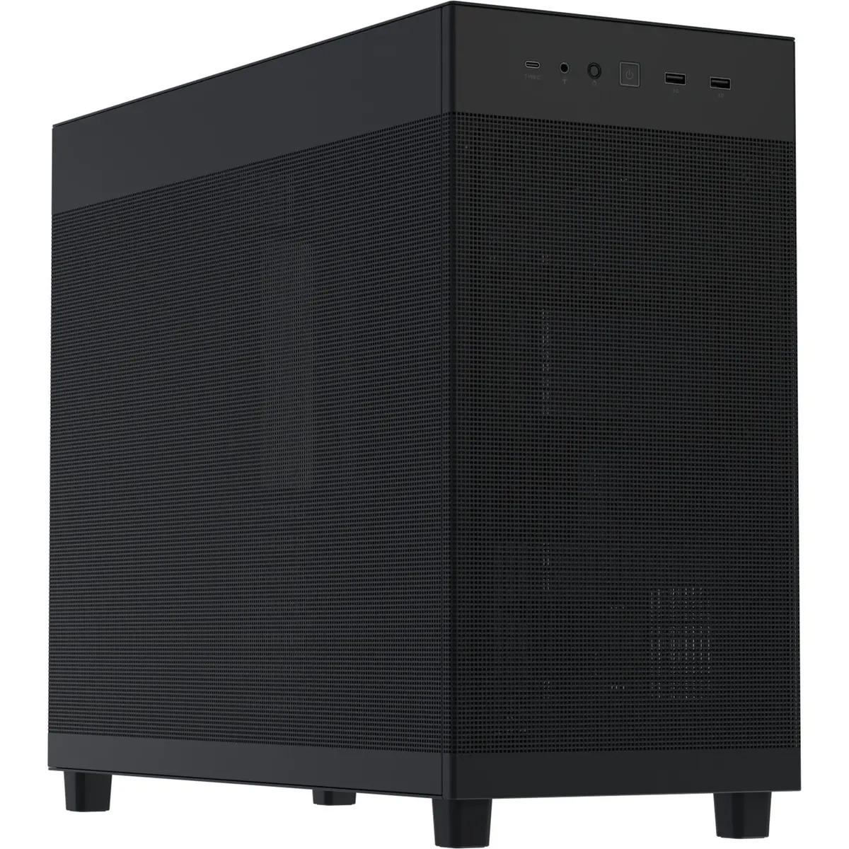 Asus Prime Ap303 - Mesh Panel Midi Tower Behuizing (Zwart | 2X Usb-A | 1X Usb-C) 1