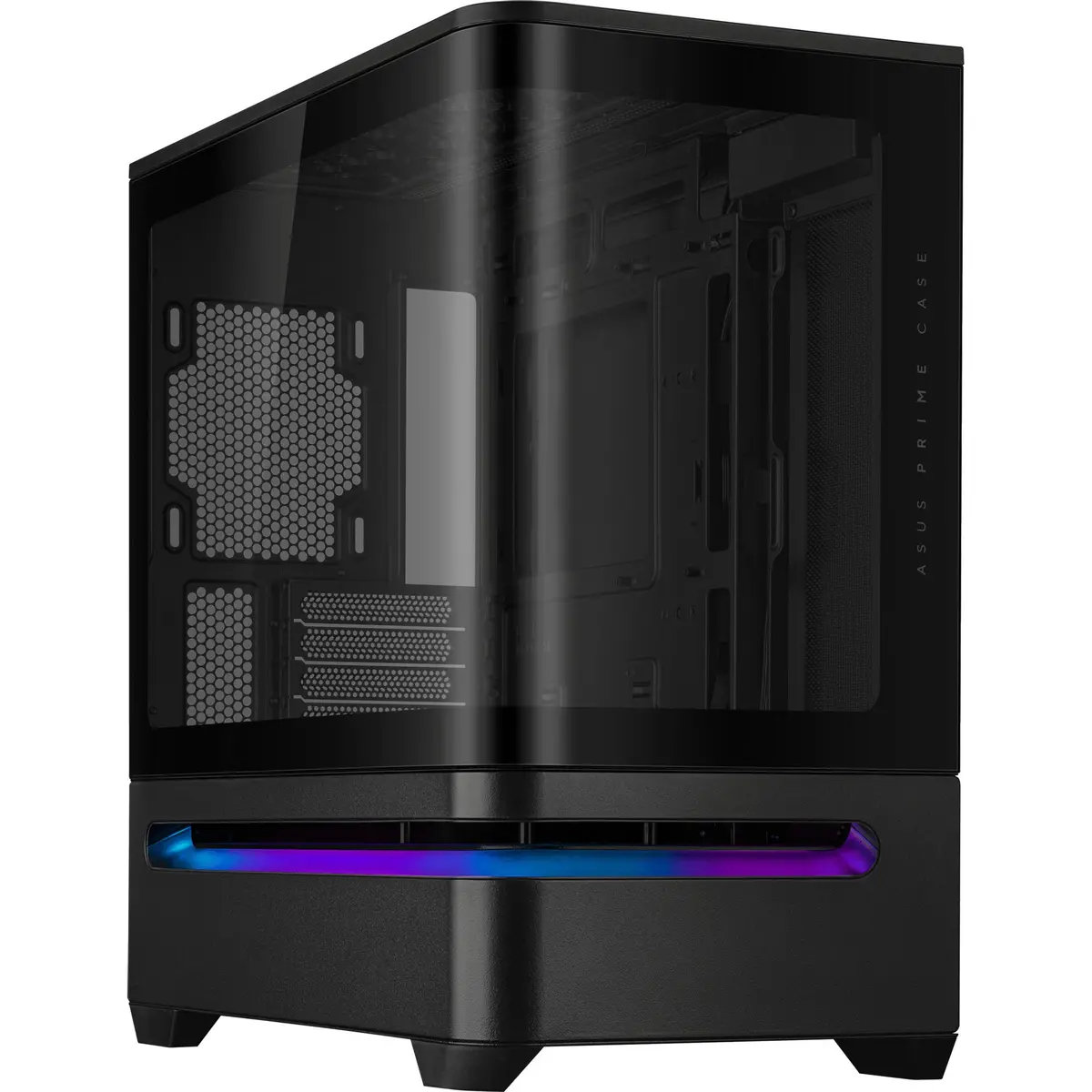 Asus Prime Ap202 Midi Tower Behuizing (Zwart | 2X Usb-A | 1X Usb-C | Rgb | Tempered Glass) 1