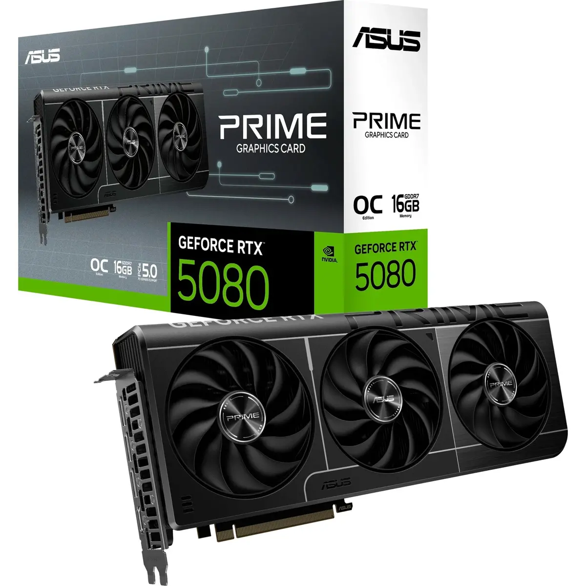 Asus Prime Geforce Rtx 5080 Oc Grafische Kaart (3X Displayport, 1X Hdmi) 1