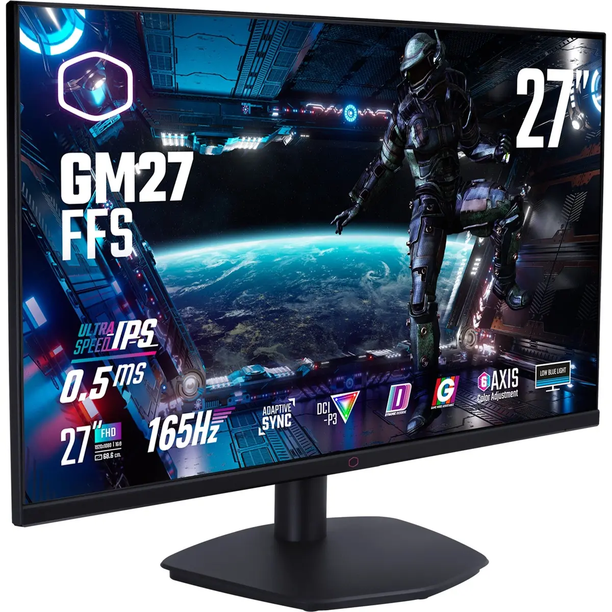 Cooler Master Gm27-Ffs 27 Gaming Monitor (Zwart, 2X Hdmi, 2X Displayport, Free-Sync, G-Sync, 165 Hz) 1