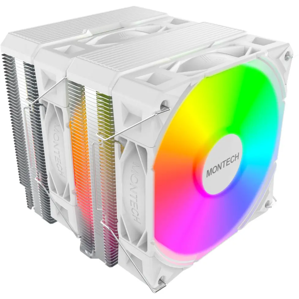 Montech Nx600 Argb Cpu-Koeler (Wit) 1