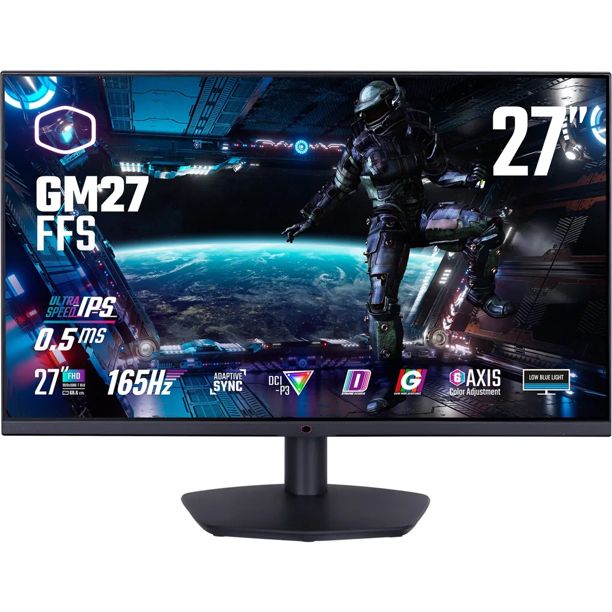 Cooler Master Gm27-Ffs 27 Gaming Monitor (Zwart, 2X Hdmi, 2X Displayport, Free-Sync, G-Sync, 165 Hz) 2