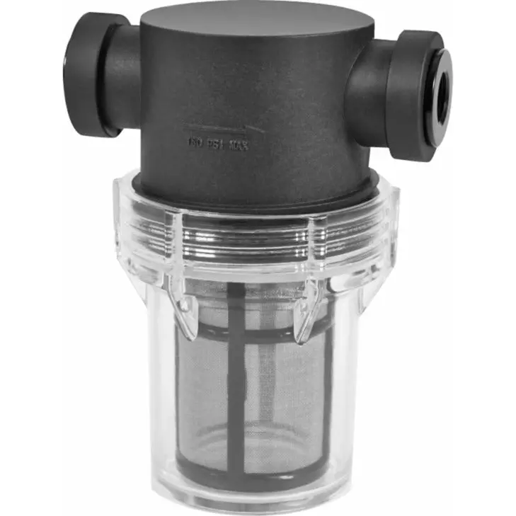 Alphacool Es Big Inline Filter 2Xg1 (Zwart Transparant) 1