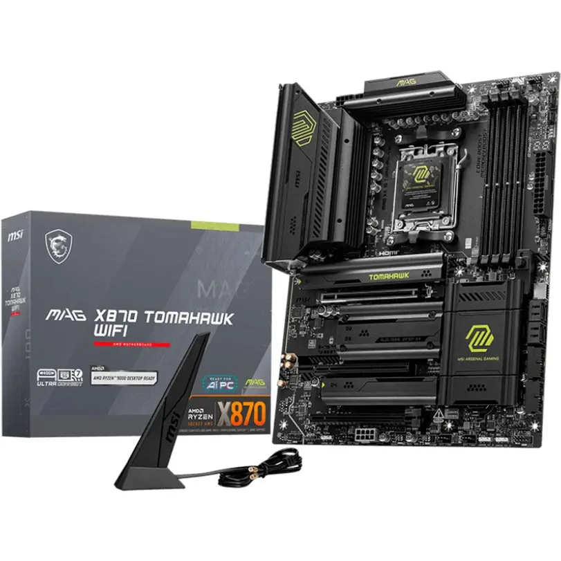 Msi Mag X870 Tomahawk Wifi Socket Am5 Moederbord (Raid, 5 Gb-Lan, Wlan, Bt, Sound, Atx) 1