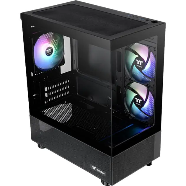 Thermaltake View 170 Tg Argb Mini Tower Behuizing (Zwart | 2X Usb-A | Rgb | Tempered Glass) 1