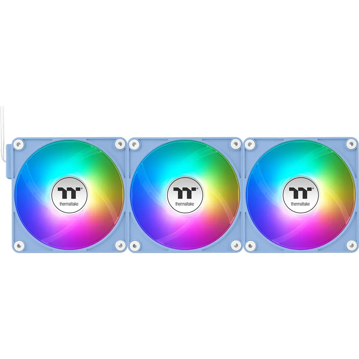 Thermaltake Ct120 Ex Reverse Argb Sync Pc Cooling Fan Hydrangea Blue (3-Fan Pack) Case Fans (Lichtblauw, 3 Stuks, 120 X 120 X 25 Mm, Pwm) 1