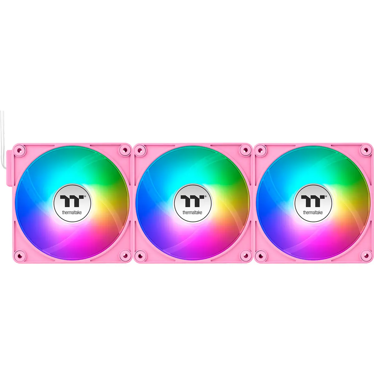 Thermaltake Ct120 Ex Argb Sync Pc Cooling Fan Pink (3-Fan Pack) Case Fans (Pink, 3 Stuks, 120 X 120 X 25 Mm, Pwm) 1