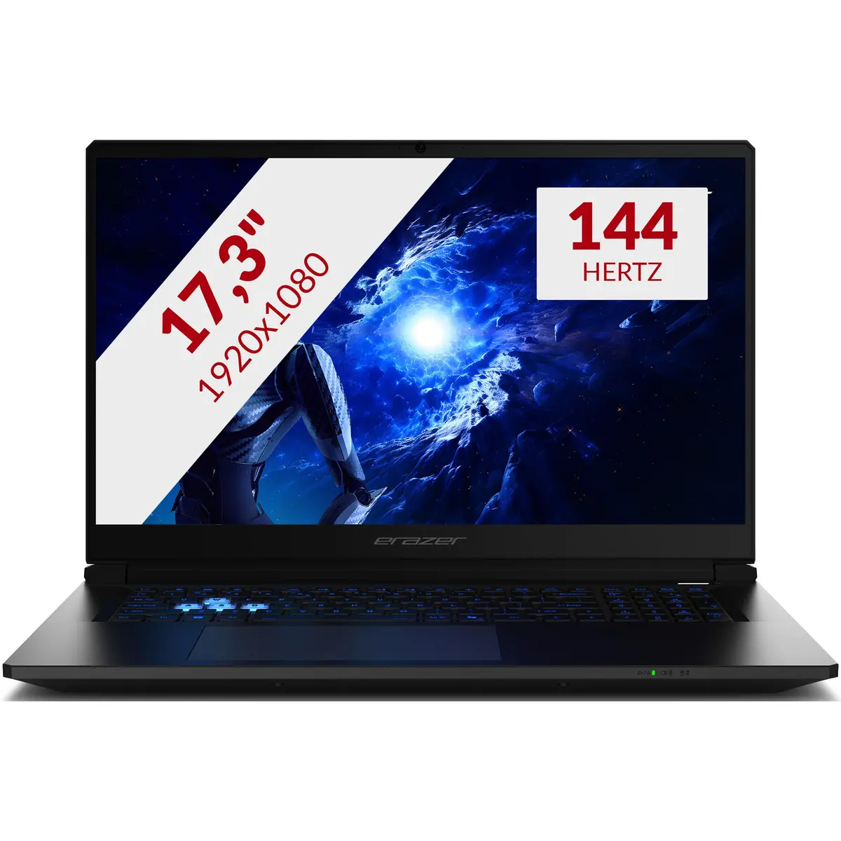 Erazer Scout 17 E1 Md62758 17.3 Gaming Laptop (Zwart | Core 5 210H | Rtx 5050 | 16 Gb | 1 Tb Ssd) 1