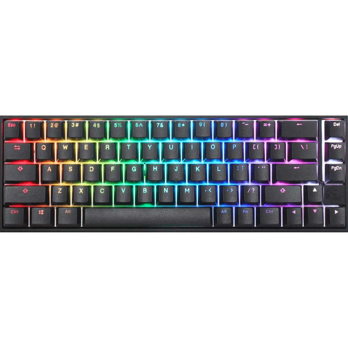 Ducky Mecha Pro Sf, Toetsenbord (Zwart, Us Lay-Out, Cherry Mx Speed Silver, Rgb Leds, 65%, Pbt Double-Shot) 1