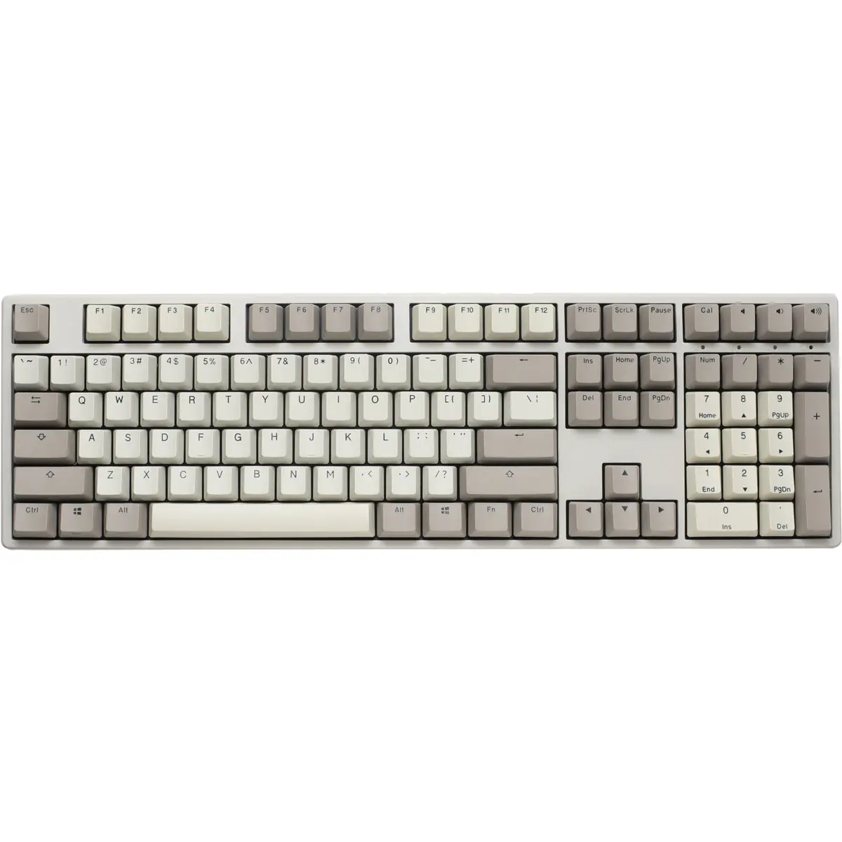 Ducky Origin Vintage, Toetsenbord (Grijs, Us Lay-Out, Cherry Mx Silent Red, Hot Swap, Pbt Double-Shot Keycaps) 1